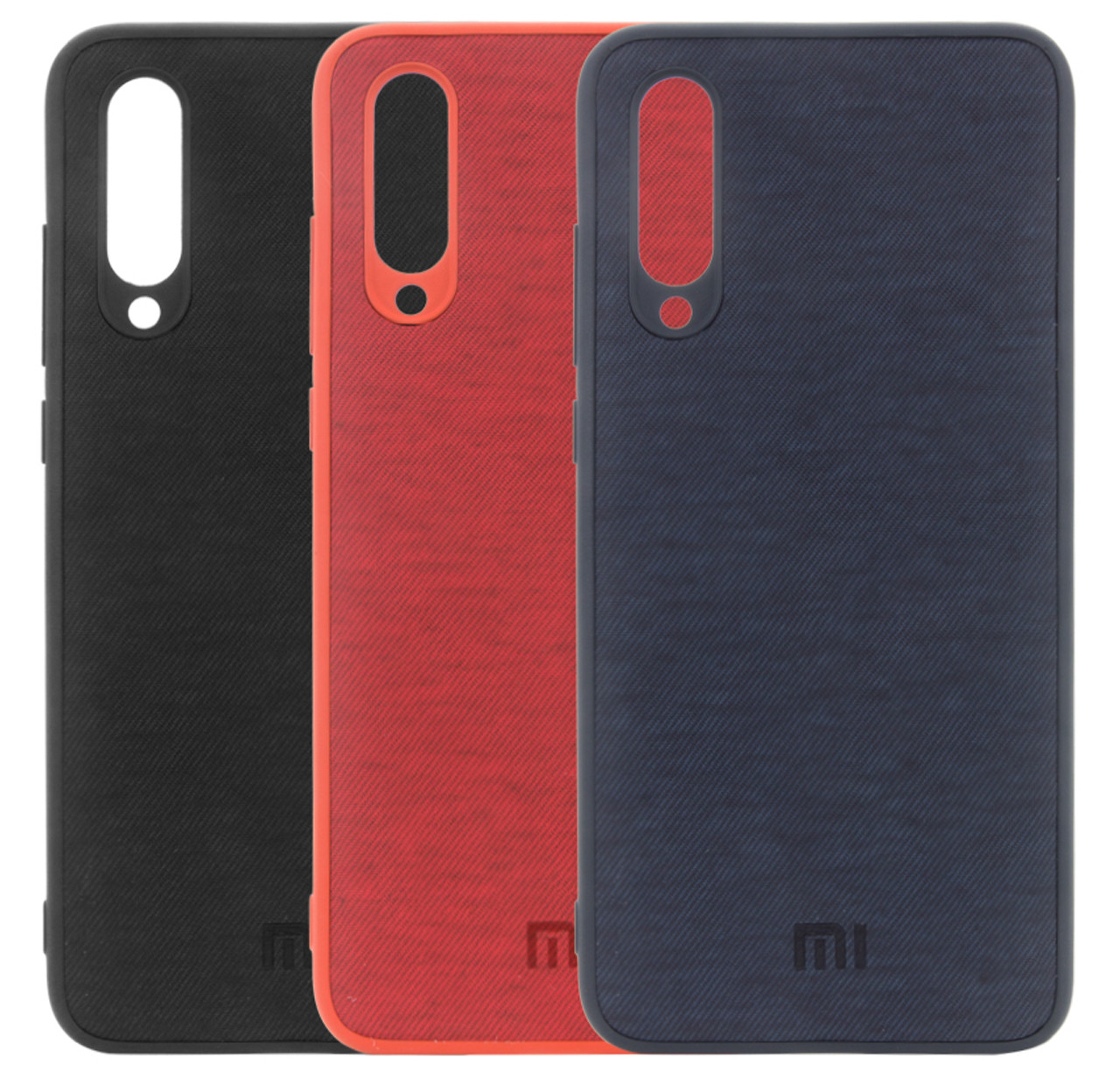 

Чехол-накладка TPU Textile Logo на Xiaomi Mi 9 SE, Разные цвета