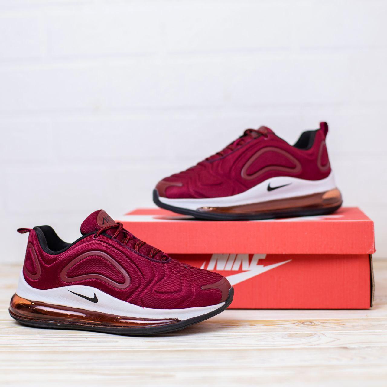 

Женские кроссовки Nike Air Max 720 Burgundy / Найк Аир Макс 720 Бордовые 39, Бордовый