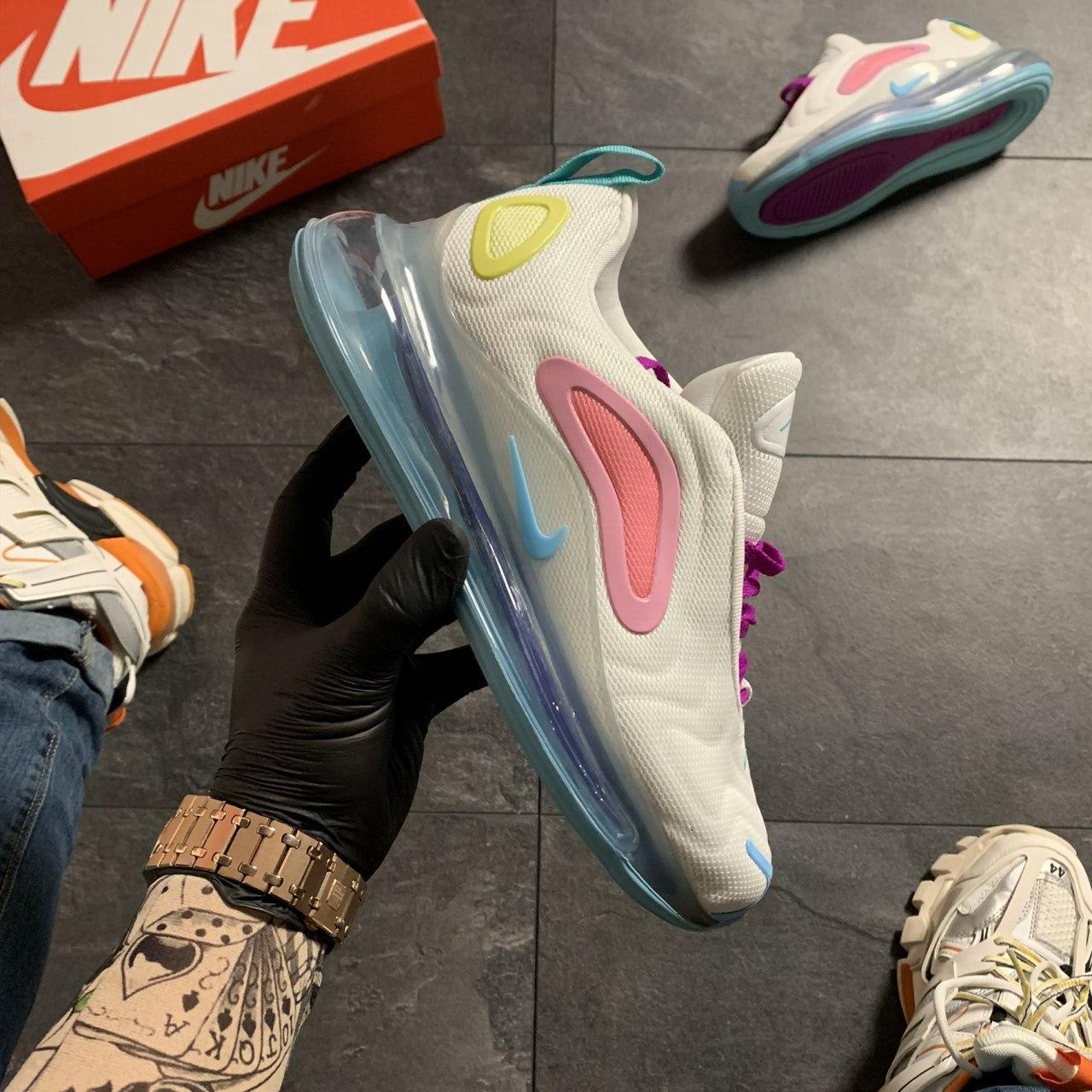 

Женские кроссовки Nike Air Max 720 Rainbow / Найк Аир Макс 720 Радужные 38, Белый