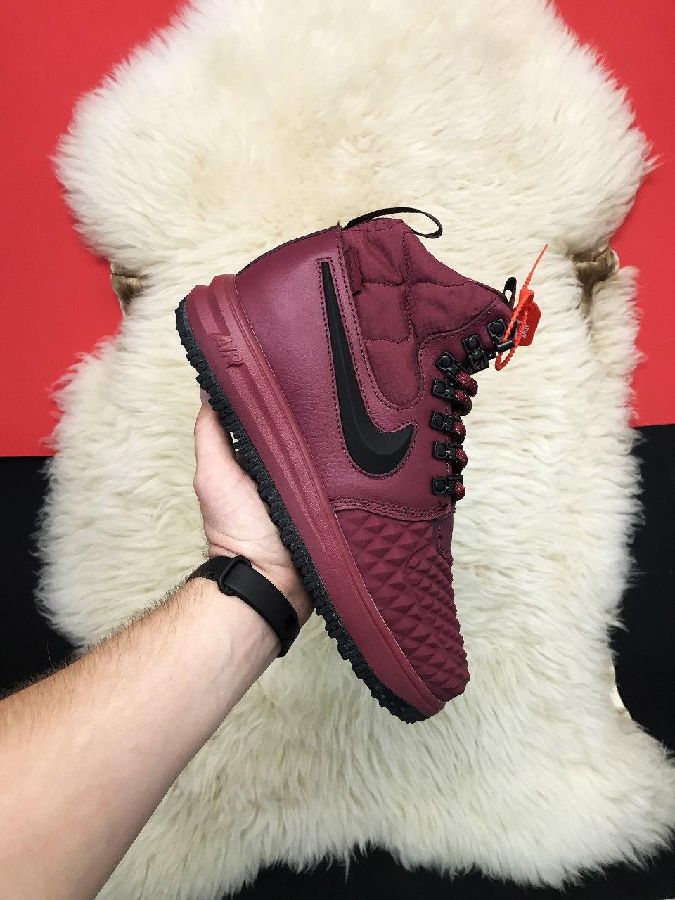 

Женские кроссовки Nike Lunar Force 1 Duckboot 17 Burgundy / Найк Лунар Форс 1 Дакбут 17 Бордовые 40, Бордовый