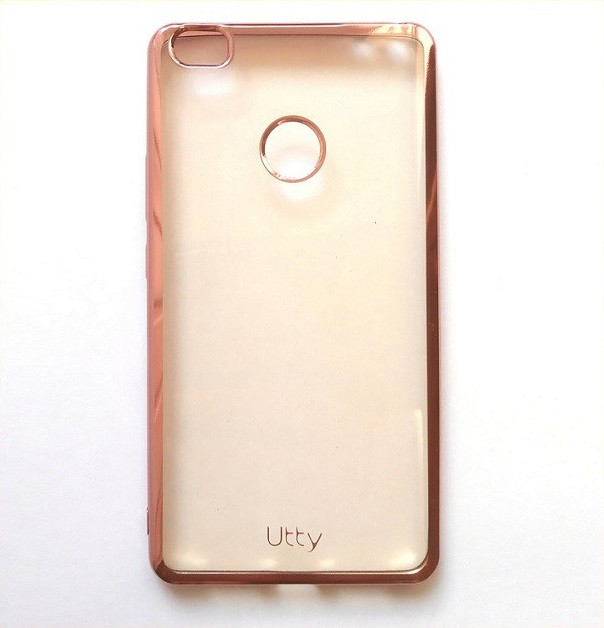 

Силиконовый чехол Utty Electroplating TPU на Xiaomi Mi Max Pink, Розовый