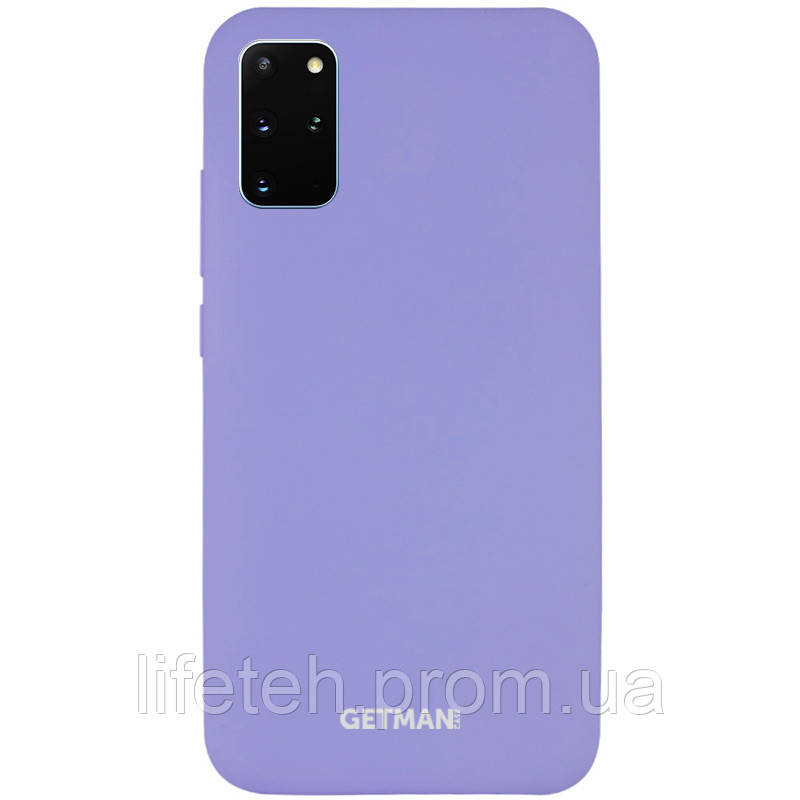 

Чехол Silicone Cover GETMAN for Magnet для Samsung Galaxy S20+, Сиреневый / dasheen