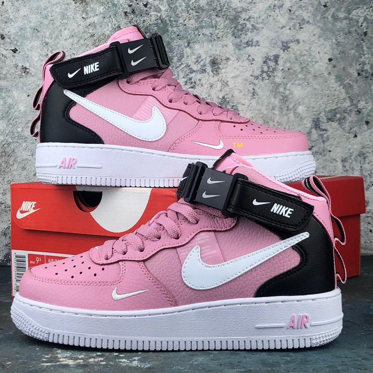 

Женские зимние кроссовки Nike Air Force 1 Pink / Найк Аир Форс 1 Розовые 37, Розовый