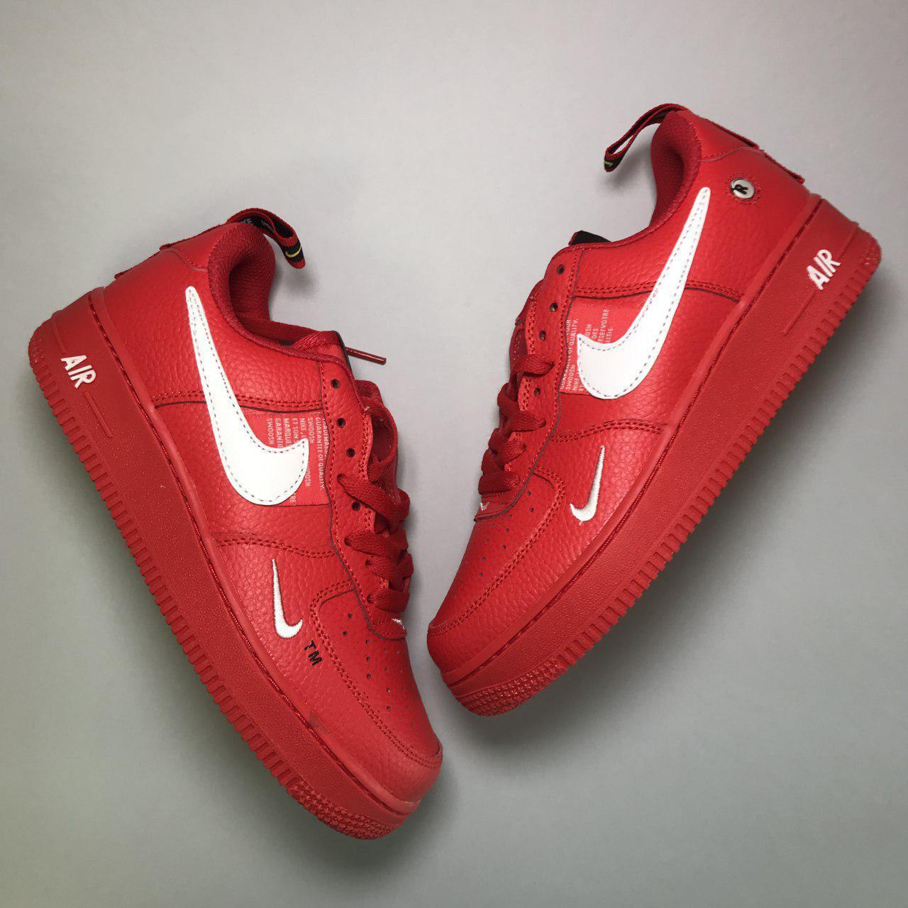 

Женские кроссовки Nike Air Force Low Red / Найк Аир Форс Лоу Красные 40, Красный