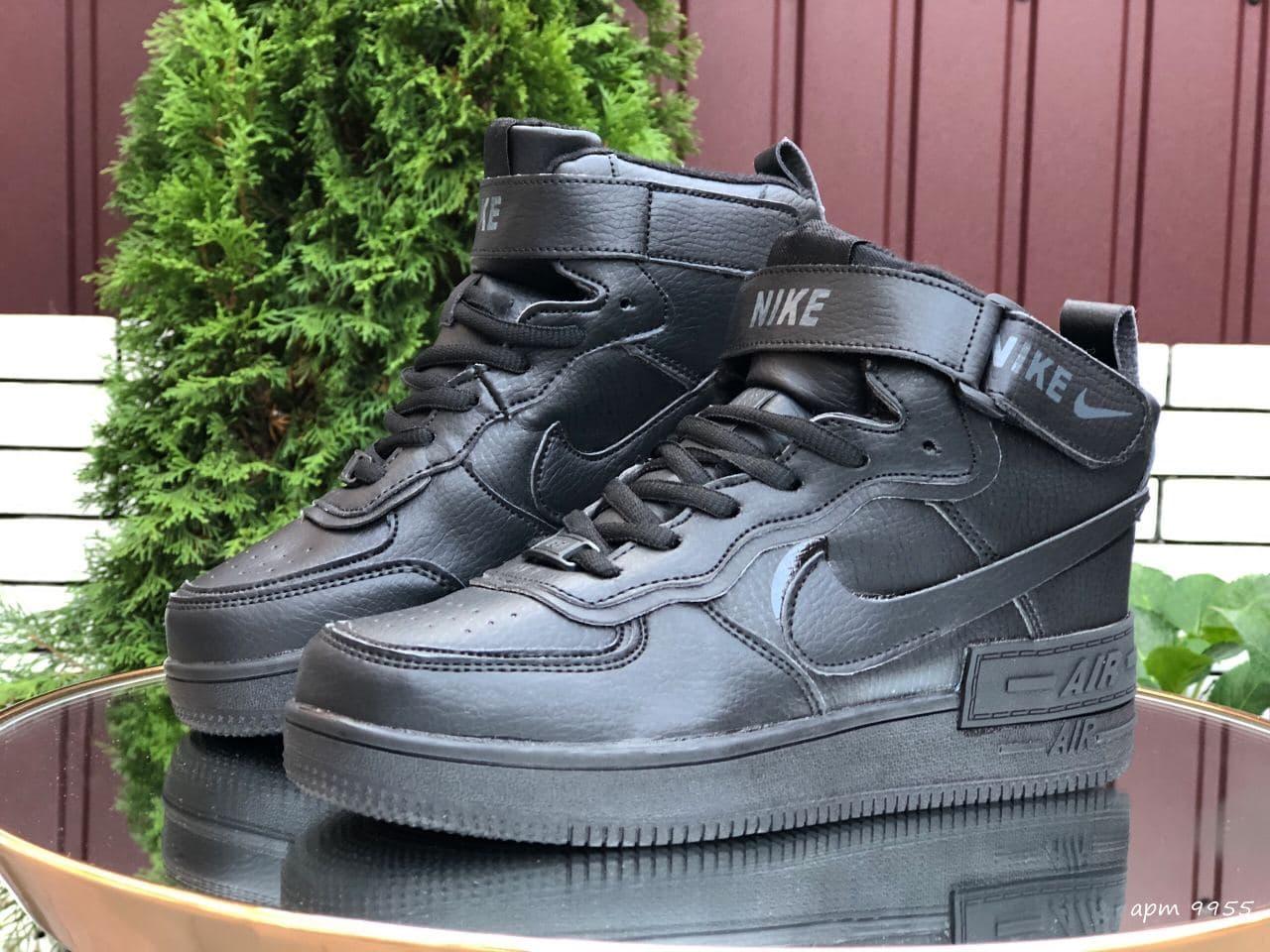 

Женские зимние кроссовки Nike Air Force 1 Shadow Black / Найк Аир Форс Шадоу 1 Черные 38, Черный