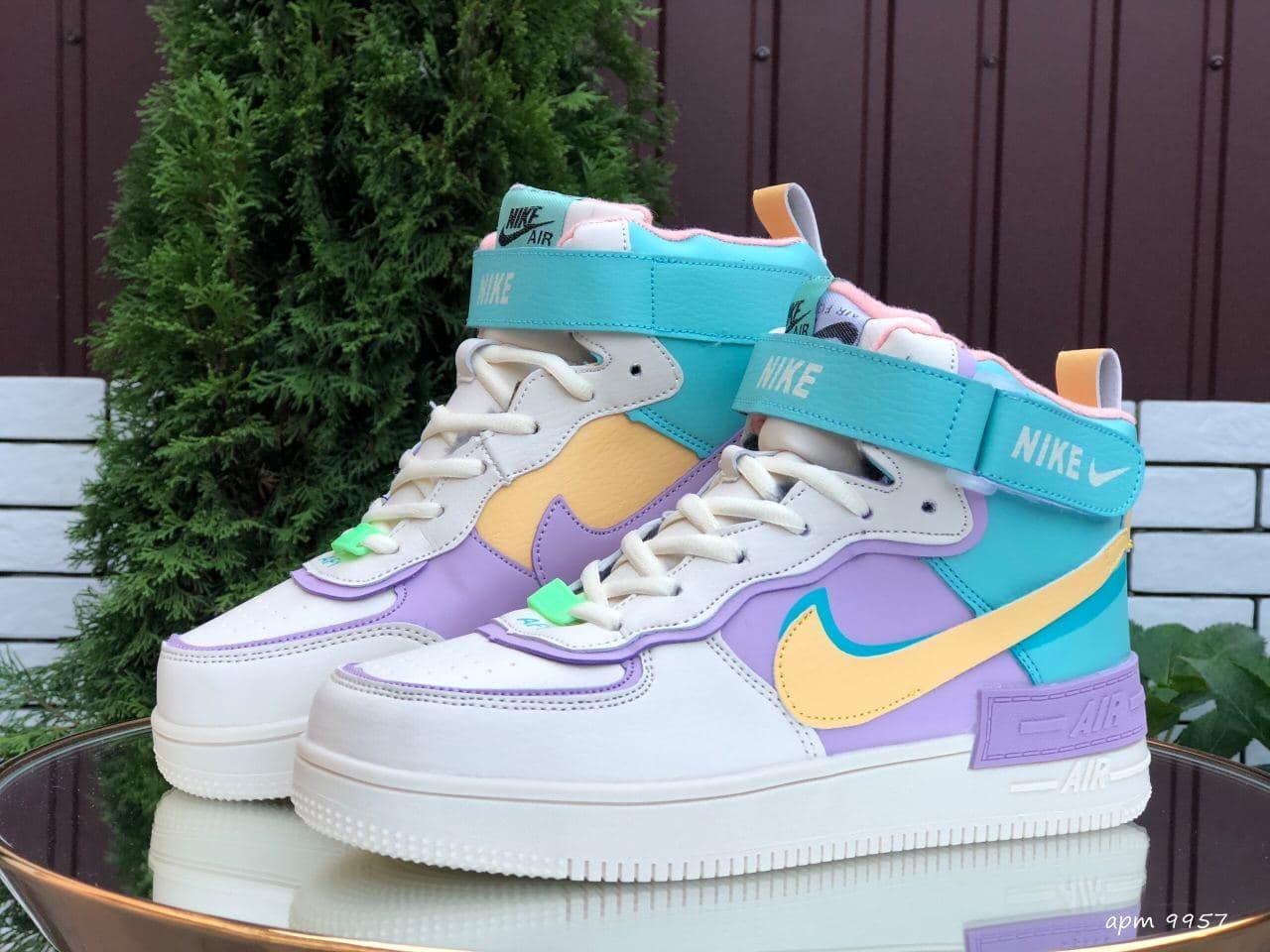 

Женские зимние кроссовки Nike Air Force 1 Shadow Biege Violet / Найк Аир Форс Шадоу 1 Бежевые Фиолетовые 39, Разные цвета