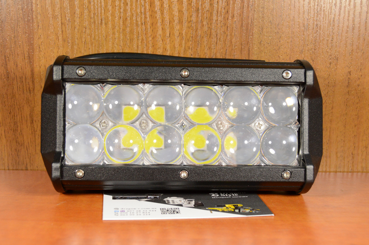 

Автофара LED на крышу (12 LED), Светодиодные фары, Автофары, Фары балки, Фары автомобильные