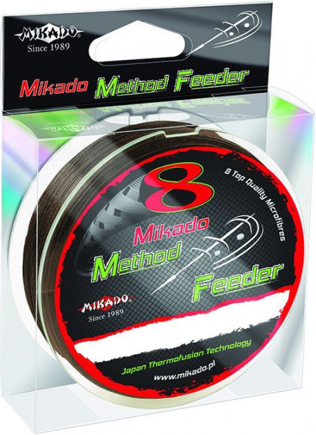 

Шнур рыболовный Mikado 8 Octa Method Feeder Braid 300 м 0.12 мм 8.9 кг Коричневый