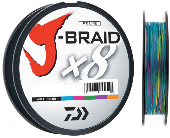 

Шнур рыболовный Daiwa J-Braid X8 0.16 мм - 150 м Мultiсolor, Разноцветный