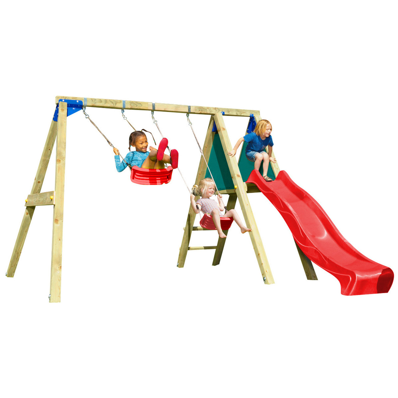 

Детские качели с горкой Blue Rabbit DECKSWING