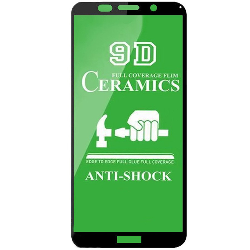 

Защитная пленка Ceramics 9D (без упак.) для Huawei Y5p, Черный