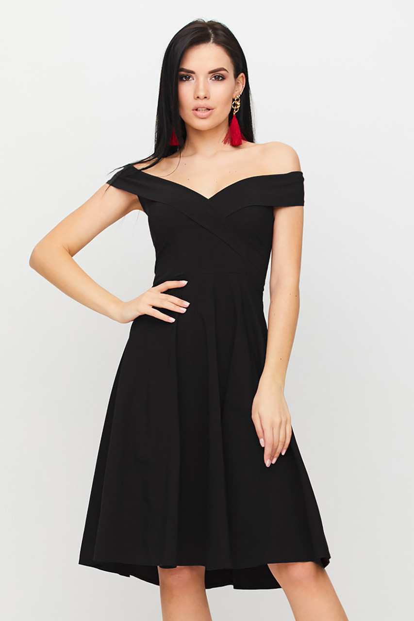 S, M, L | Нарядне вечірнє плаття Nadin, чорний 27080 7982935 (7982935) по  доступной цене | Купити на SvitStyle