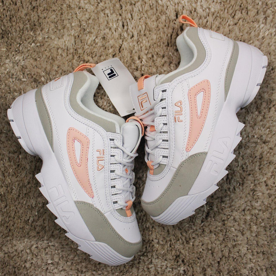 

Fila Disruptor 2 White Gray Orange (Белый)