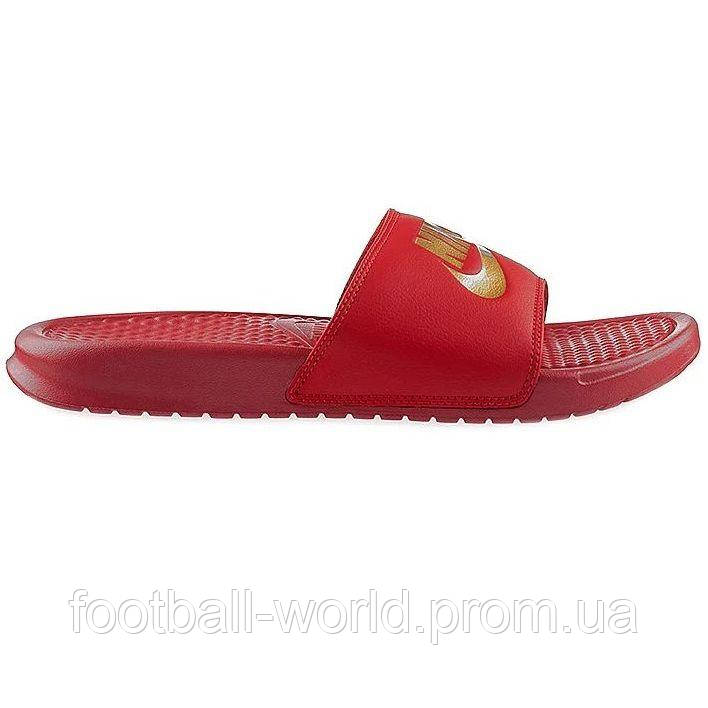 

Шлепанцы Nike BENASSI JDI красные 343880-602, Красный