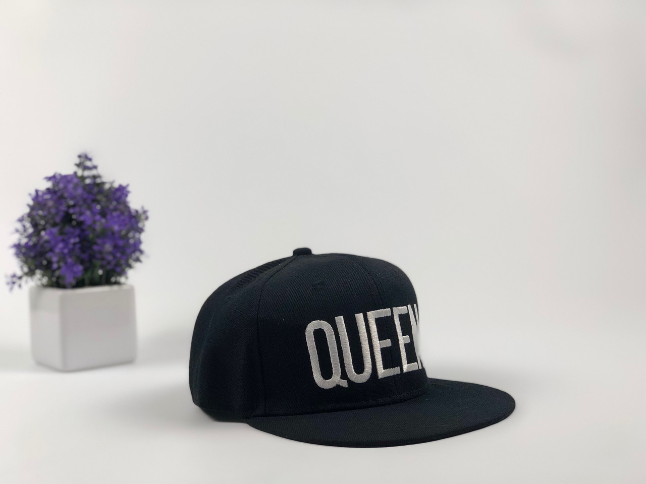 

Снэпбек Snapback Кепка Бейсболка Снепбек City-A Queen Черный с белым лого