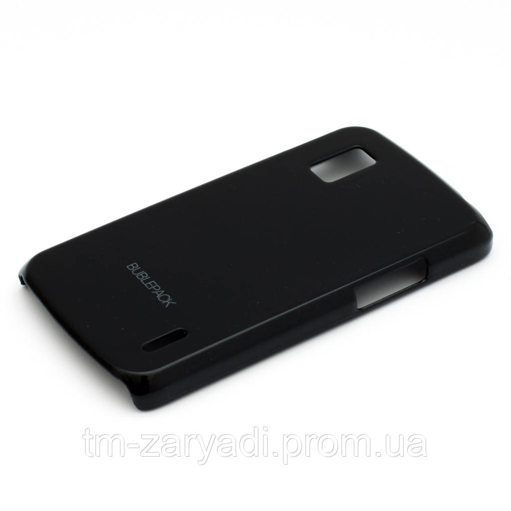 

Чехол-накладка для LG Google Nexus 4 E960, пластиковый, Buble Pack, Черный /case/кейс /лж