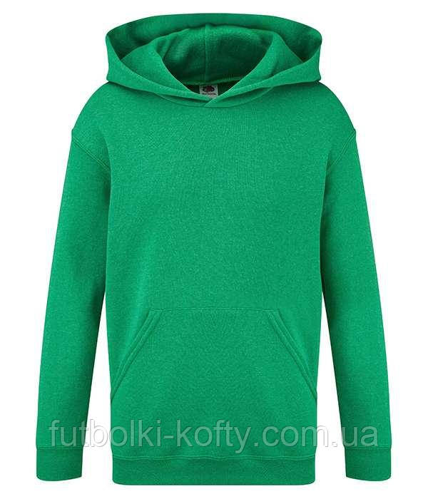 

Толстовка детская с капюшоном Classic hooded 116, RX Зеленый Меланж