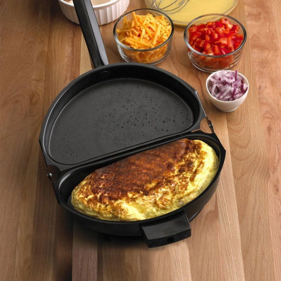 

Двойная сковорода для омлета Folding Omelette Pan! Новинка