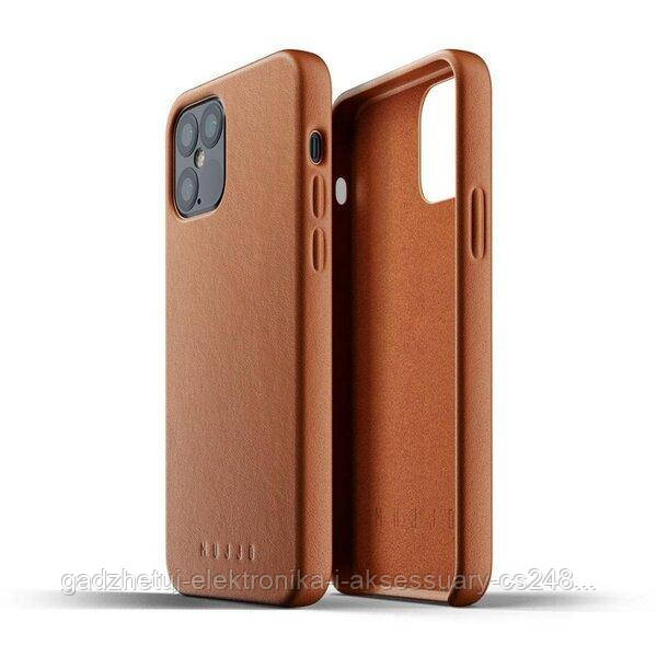 

Чехол кожаный MUJJO для Apple iPhone 12 / 12 Pro Full Leather, Tan, Коричневый [ tan (коричнево-бежевий) ]