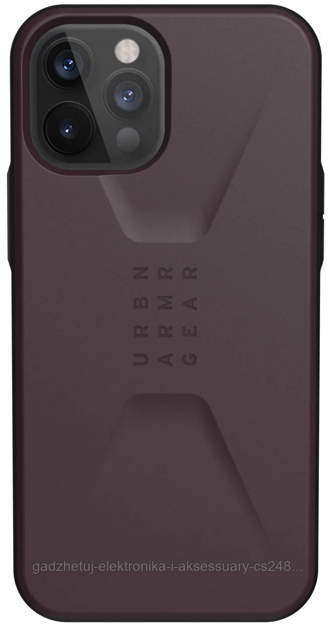 

Чехол UAG для Apple iPhone 12 Pro Max Civilian, Eggplant, Темный фиолетовый