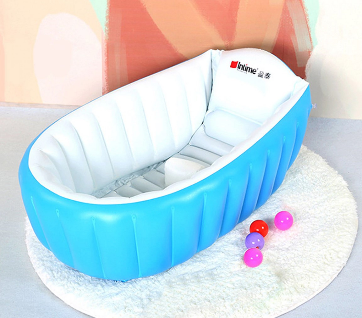 

Надувная ванночка Intime Baby Bath Tub (Синяя)! Распродажа