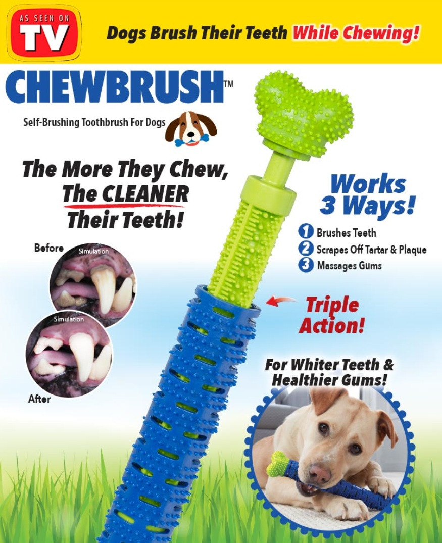 

Зубная щетка для собак Chew brush! Распродажа