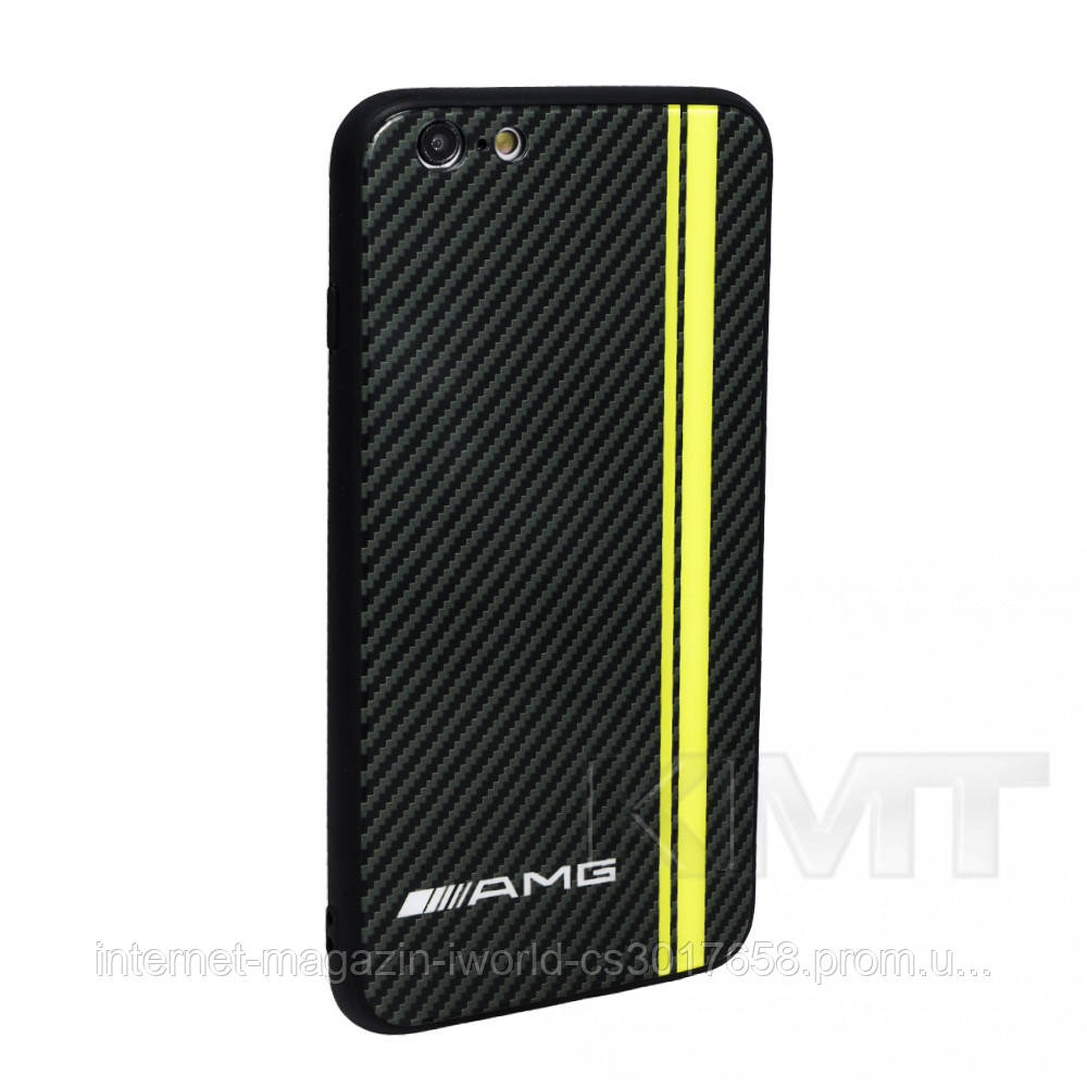 

Чехол для Case + Glass TPU Case — iPhone 6 Plus — Carbon AMG, С дизайном