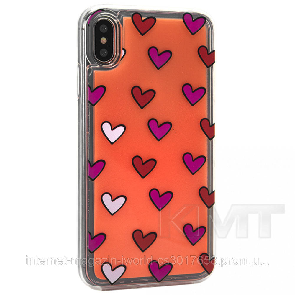 

Чехол для Liquid Glow Night With Print TPU Case — Xiaomi Redmi 7 — Hearts
