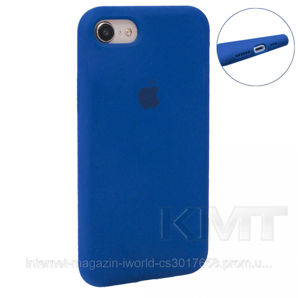 

Чехол для Original Silicone Case Full Size — iPhone 7 ; 8 — Royal Blue (3