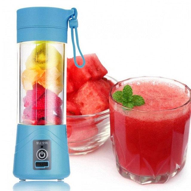 

Фитнес-блендер Juice Cup Fruits (Голубой)! Новинка