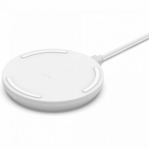 

ЗУ BELKIN Pad Wireless Charging Qi, 15W, white (WIA002VFWH)