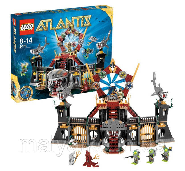 Лего Lego Atlantis 8078 Ворота Атлантиды