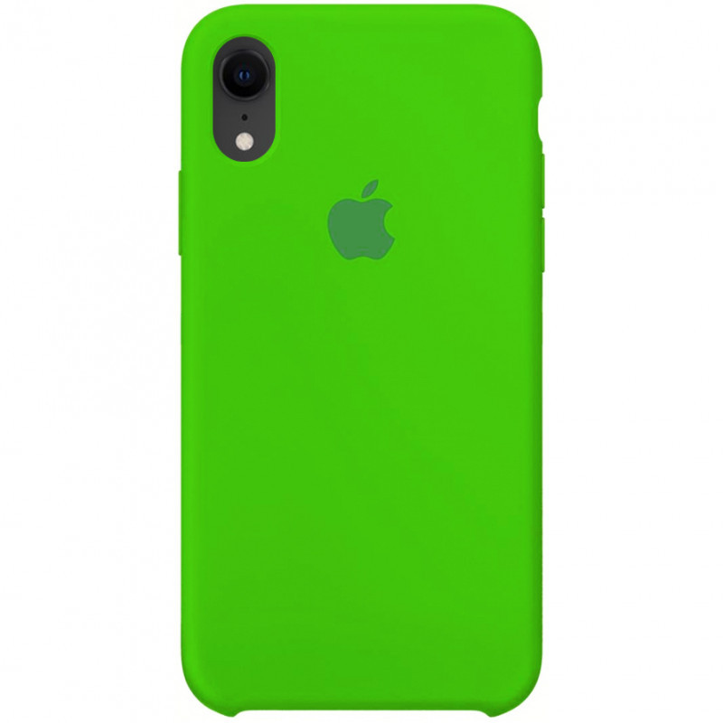 

Чехол на iPhone XR (6,1 дюйм) / Айфон Икс эр (6,1 дюйм) зеленый / green