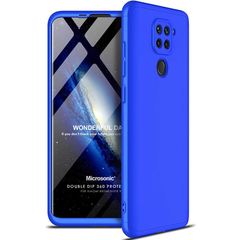 

Пластиковый чехол для Xiaomi Redmi Note 9 / Xiaomi Redmi 10X / Ксиоми Редми Ноут 9 / Ксиоми Редми 10икс синий