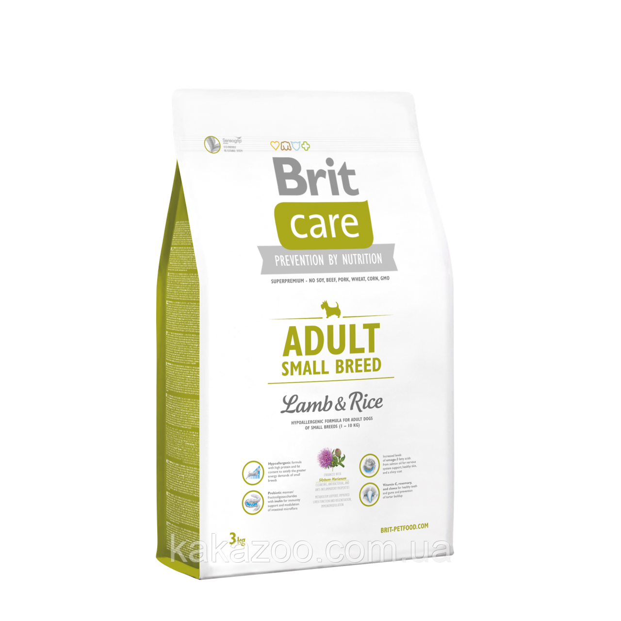 

Brit Care Adult Small Breed Lamb & Rice корм для собак мелких пород, 3 кг