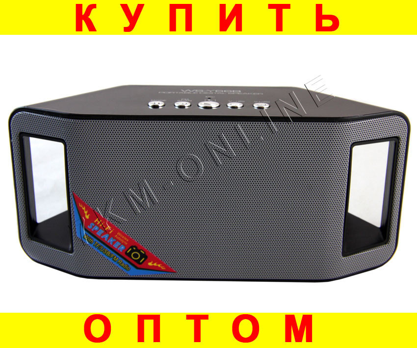 

Портативная колонка с радио WS-Y66B mp3 microUSD