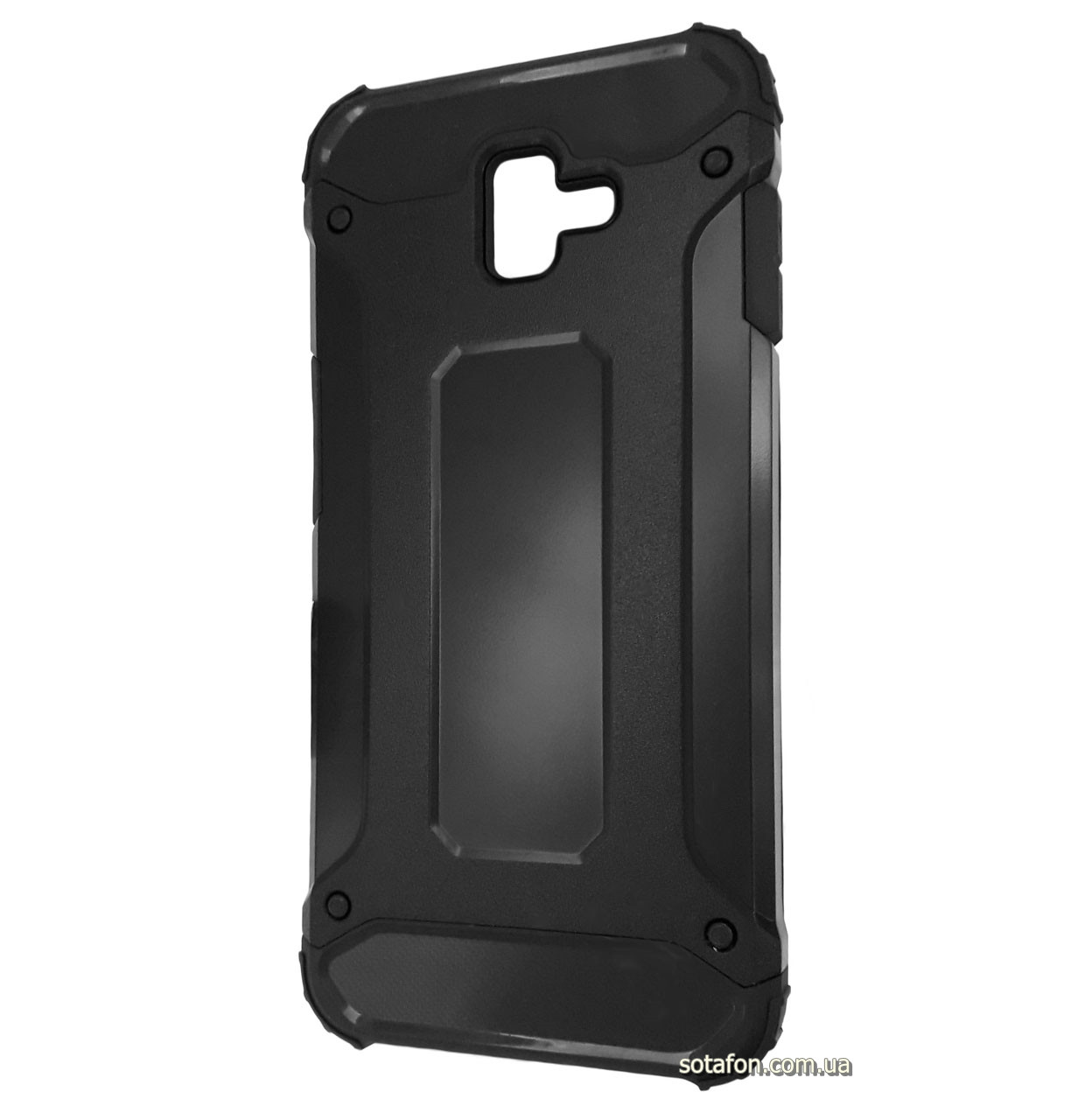 

Бронированный противоударный TPU+PC чехол IMMORTAL для Samsung Galaxy J6 Plus (2018) SM-J610F Black, Черный