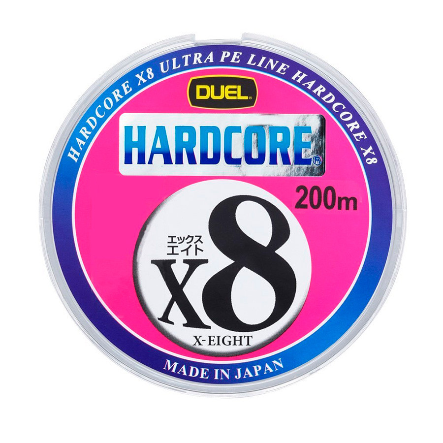 

Шнур Duel Hardcore X8 200m 0.191mm 12kg Multicolor #1.2