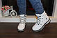 Черевики жіночі білі на шнурівці Д681, фото 5
