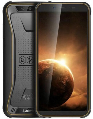 Смартфон Blackview BV5500 Plus 3/32GB Yellow, 13+8/5Мп, IP68, 4 ядра, 2sim, 5.5" IPS, 3G, 4400mAh, MT6739