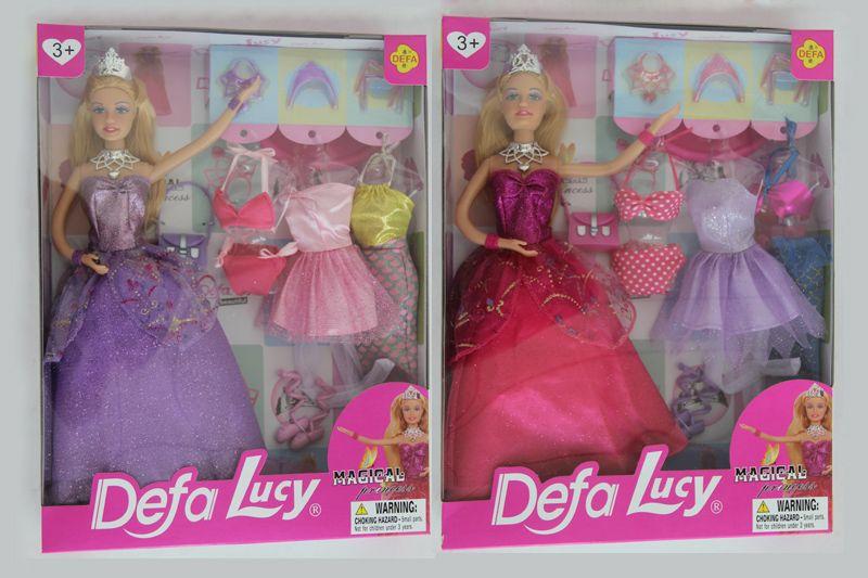 

Кукла Defa Lucy 8269 2 вида,с одеждой,аксесс, в кор.