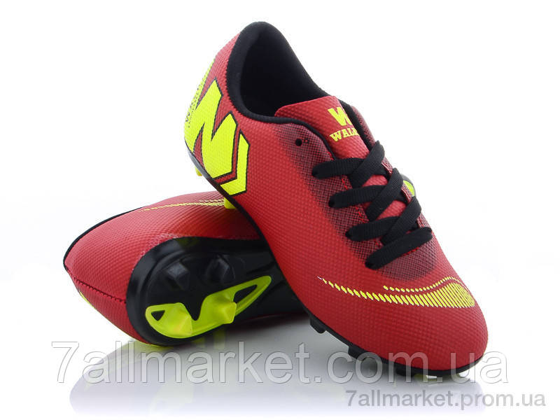 

Футбольная обувь детские Весна/осень CRAMPON WW03 (31-35) (8 пар р.31-35) "VS" недорого оптом от прямого