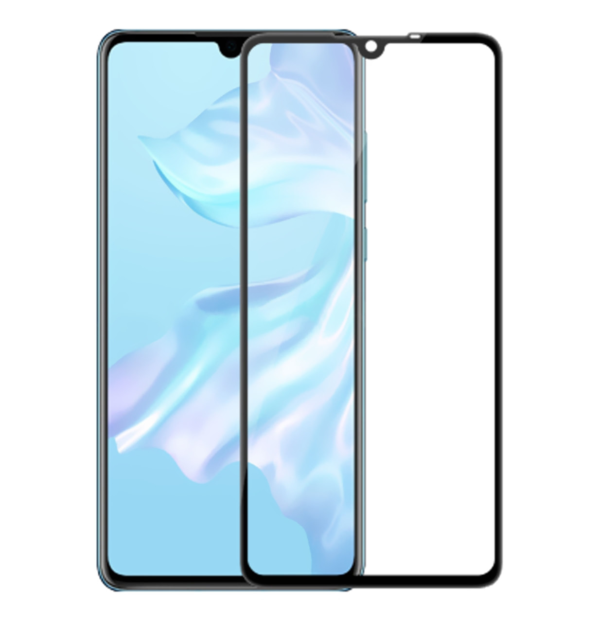 

Защитное стекло 5D Full Glue для Huawei P30 Black (Screen Protector 0,3 мм