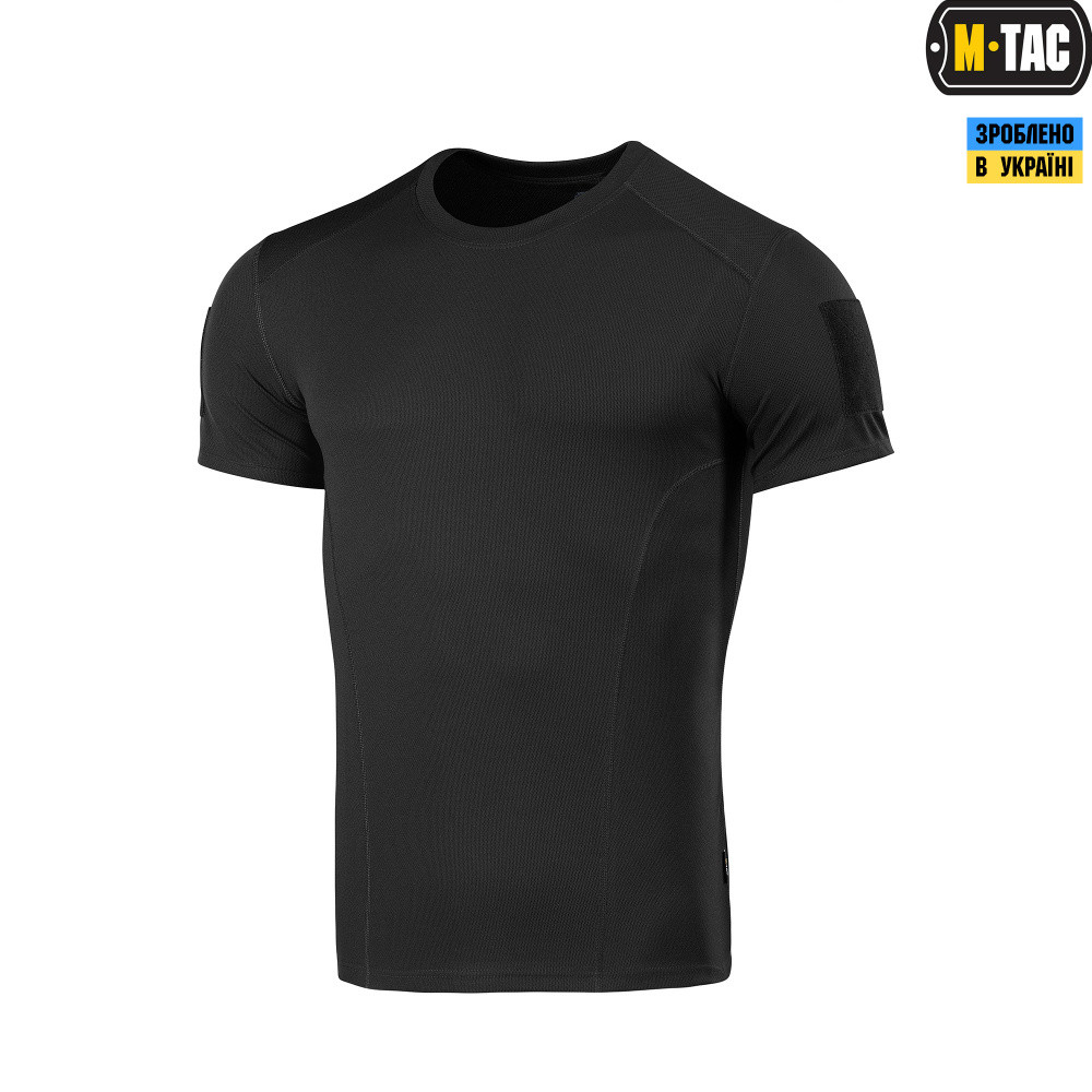 

Футболка M-Tac Потовідвідна Athletic Velcro Black Size L