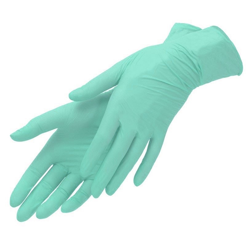 Нитриловые перчатки Nitrylex PF текстурированные на пальцах неопудренн