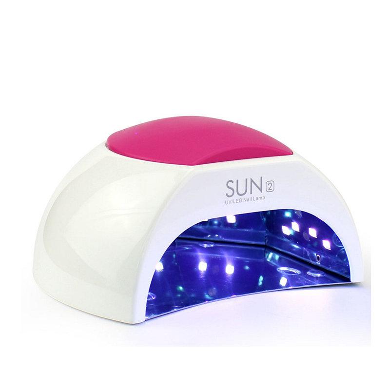Гибридная лампа Sun 2 для сушки ногтей UV/LED 48w Белый