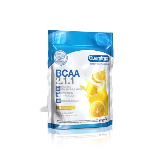 

BCAA Quamtrax BCAA 2:1:1, 500 грамм Лимон