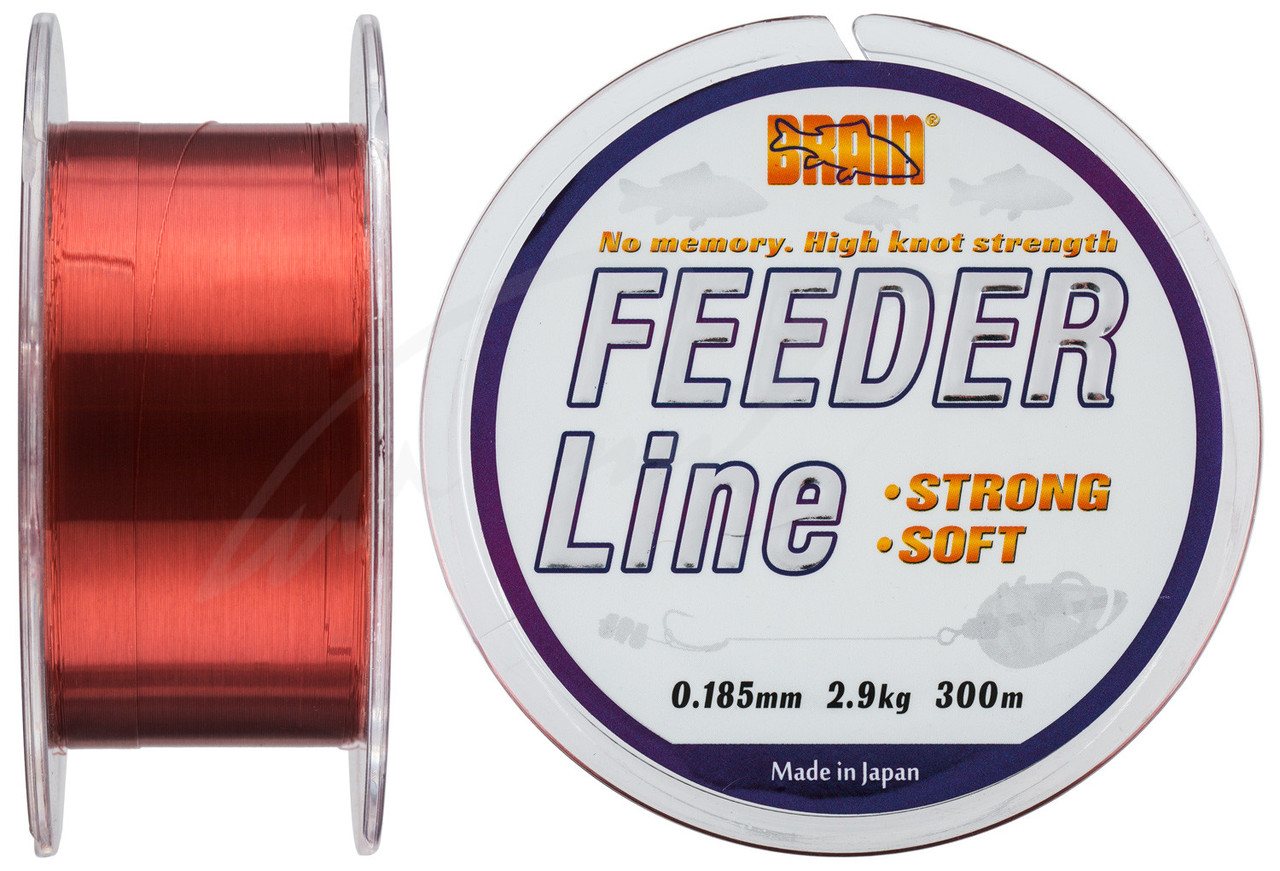 

Леска Brain Feeder 300 m 0,185 mm #1.2, 2.9 kg, 6.4 lb, ц.: copper (+ Разновидности