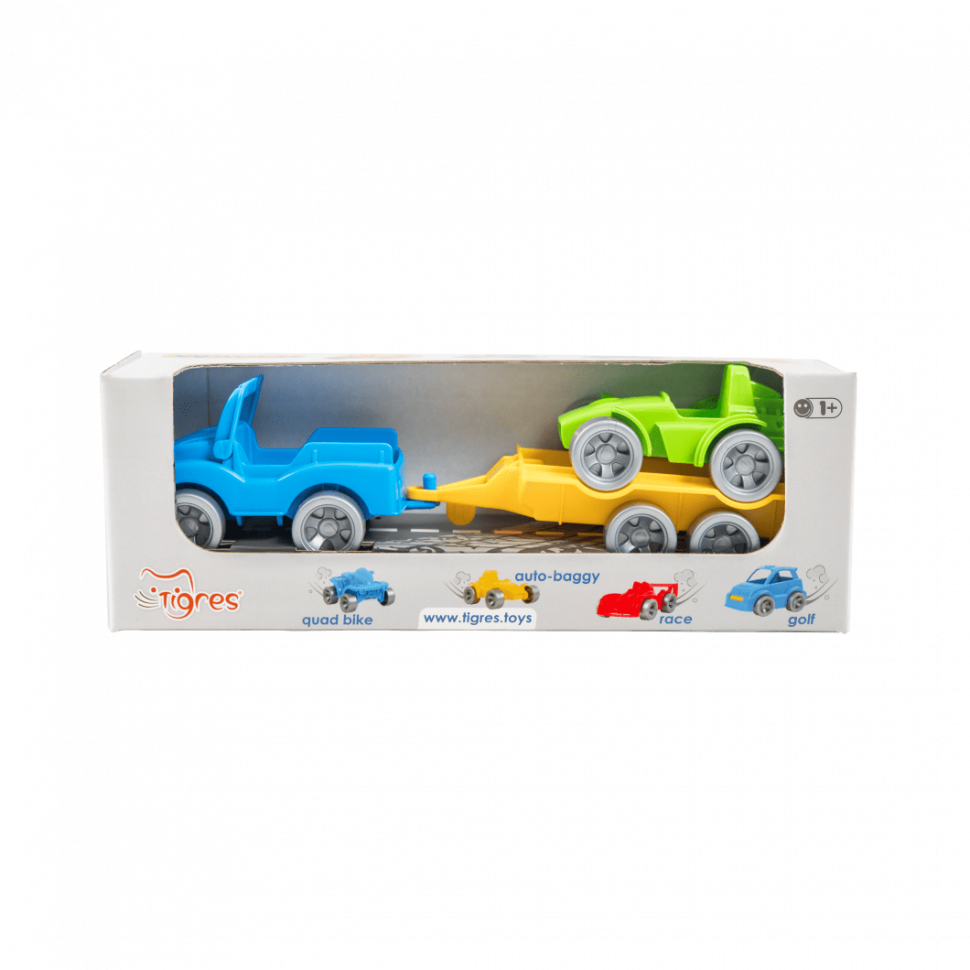 

Детский игровой набор авто эвакуатор "Kid cars Sport" 39544 джип и багги