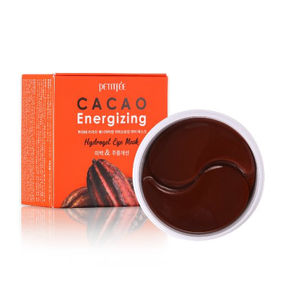 Гідрогелеві тонізуючі патчі з екстрактом какао PETITFEE Cacao Energizing Hydrogel Eye Patch 60шт